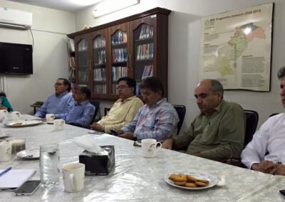 Civil Society Dialogue with Sindhi Association of North America General Secretary Ms Noorunisa Ghanghro at SPO Office Karachi
