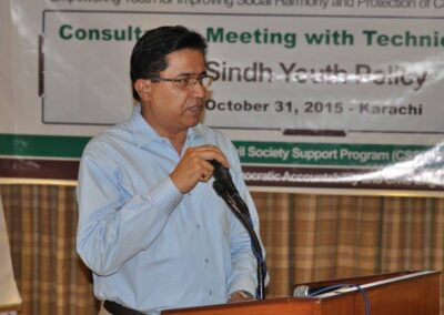 Institutional Development and Experts feedback on SindhYouth Policy