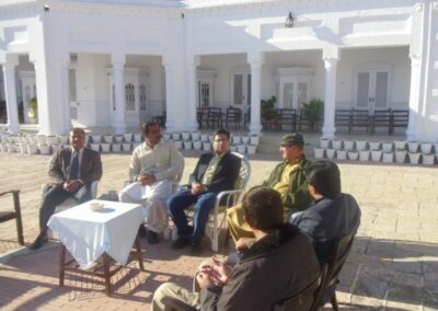 Meeting with Nawab of Kalabagh Abdul Wahed Khan on issue of Kalabagh Dam on Indus River