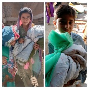 Blankets and mosquito nets delivered in District Dadu