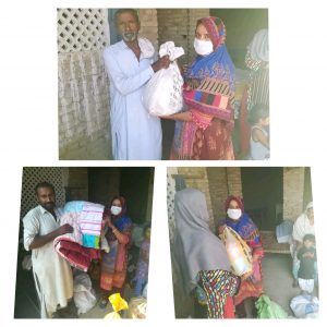 distributed Groceries and winter Blankets in Mehar