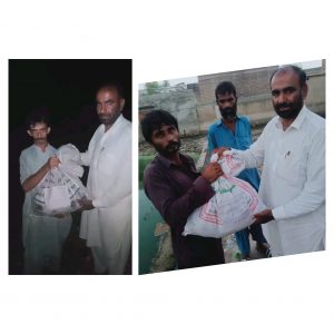 flood Relief operation at K.N Shah city