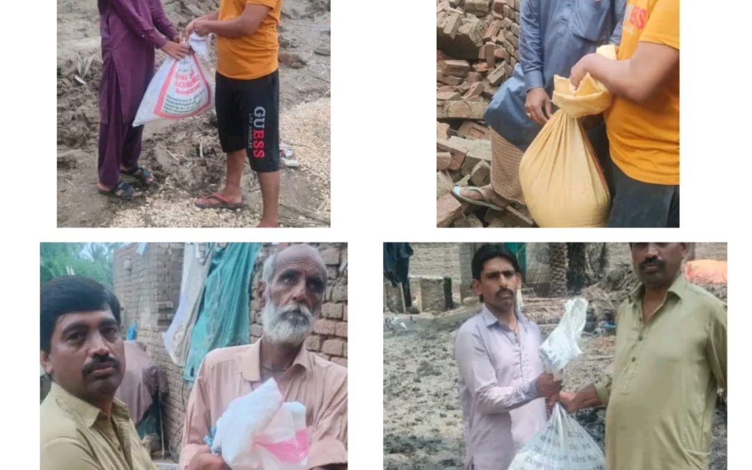 Groceries packages distributed to 11 Flood Effectee families