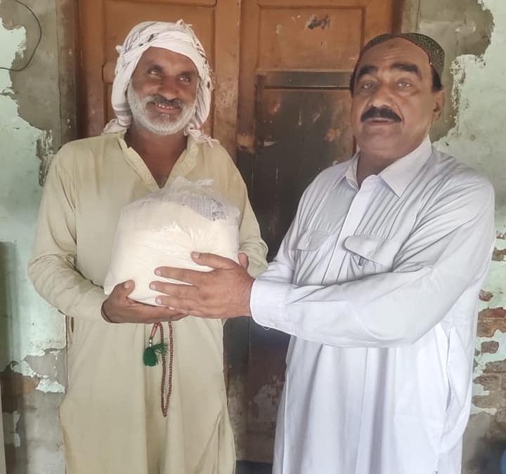 Our volunteers reached to 30 effected families in Village Shahul Khan Bunglani